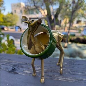 Green wooden lacquer bracelet